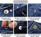 32 Sets Jeans Buttons Replacement, 17 mm and 20mm No-Sew Removable Metal Buttons Replacement Repair Combo Thread Rivets and Screwdrivers in Storage Box, Women and Men's Jeans Clothing Supplies